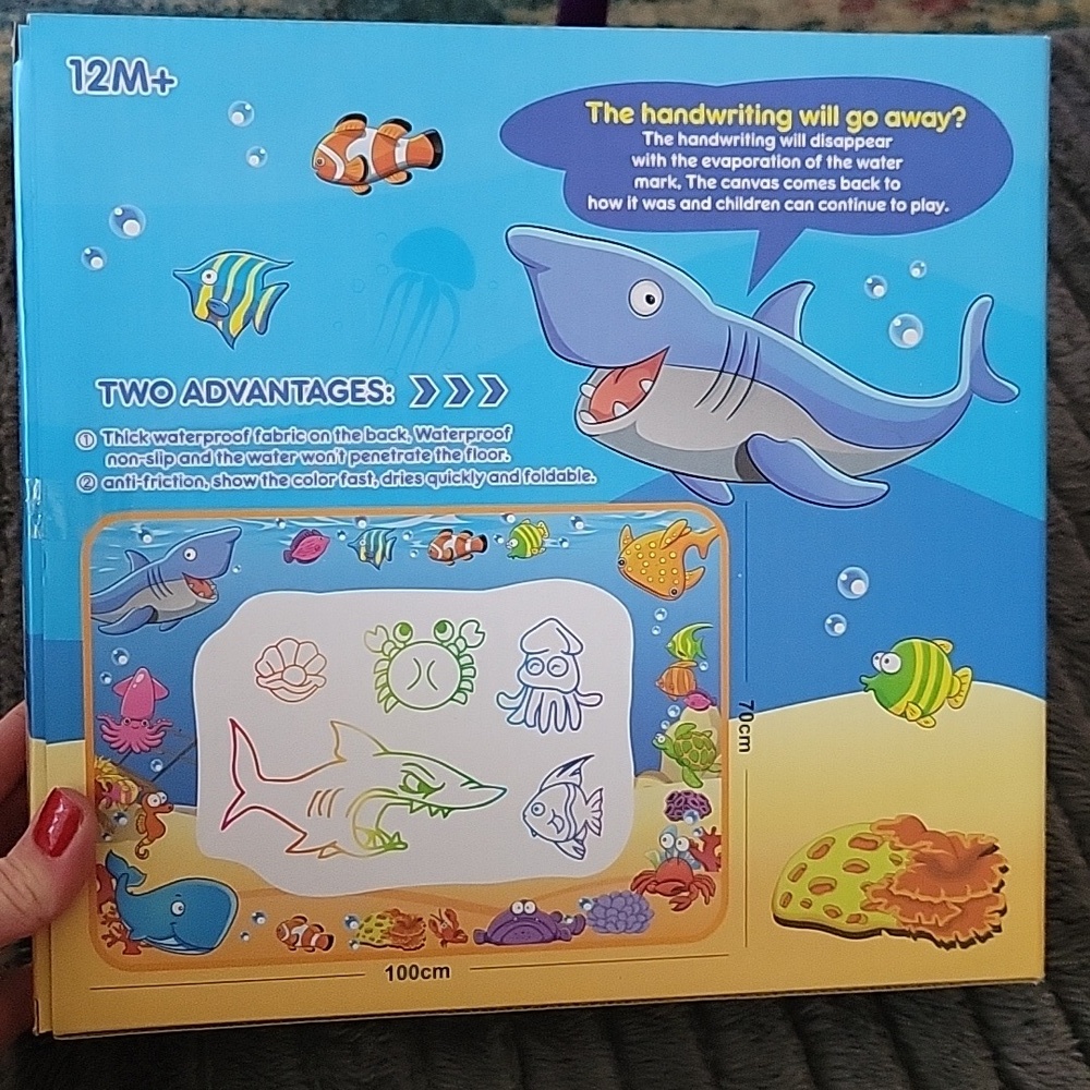 Water doodle mat ocean new - Picture 4 of 7
